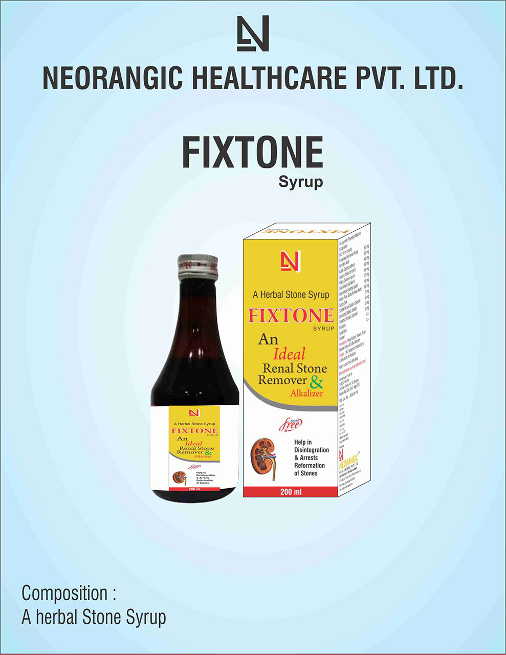 Fixtone Syrup Neorangic Healthcare